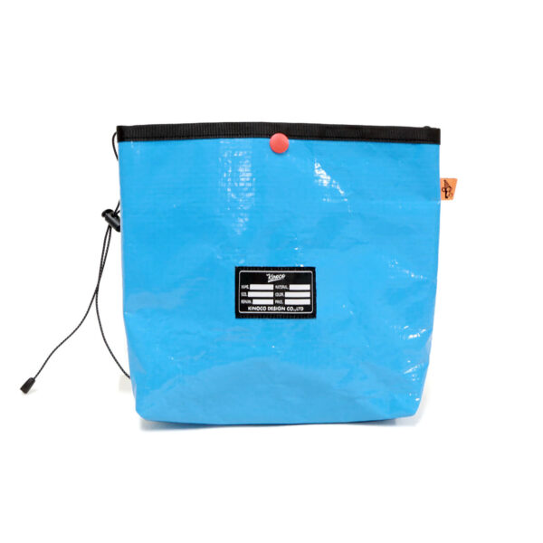 Simple Blue Small Unisex Water Resistant Travel Bag + Crossbody - Image 2